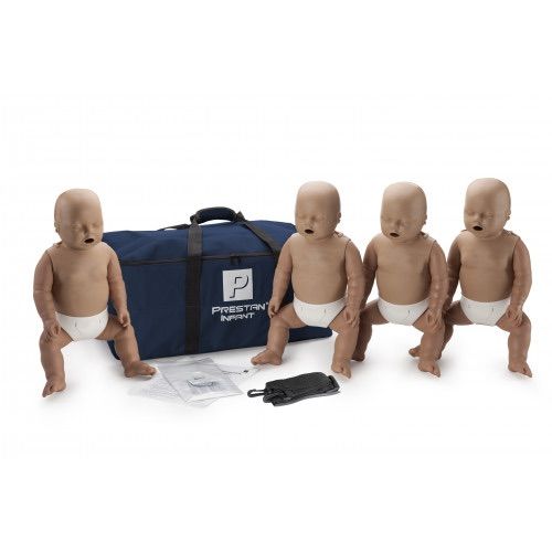 Prestan Professional Series Infant Training Manikin 4-Pack (with Monitor)